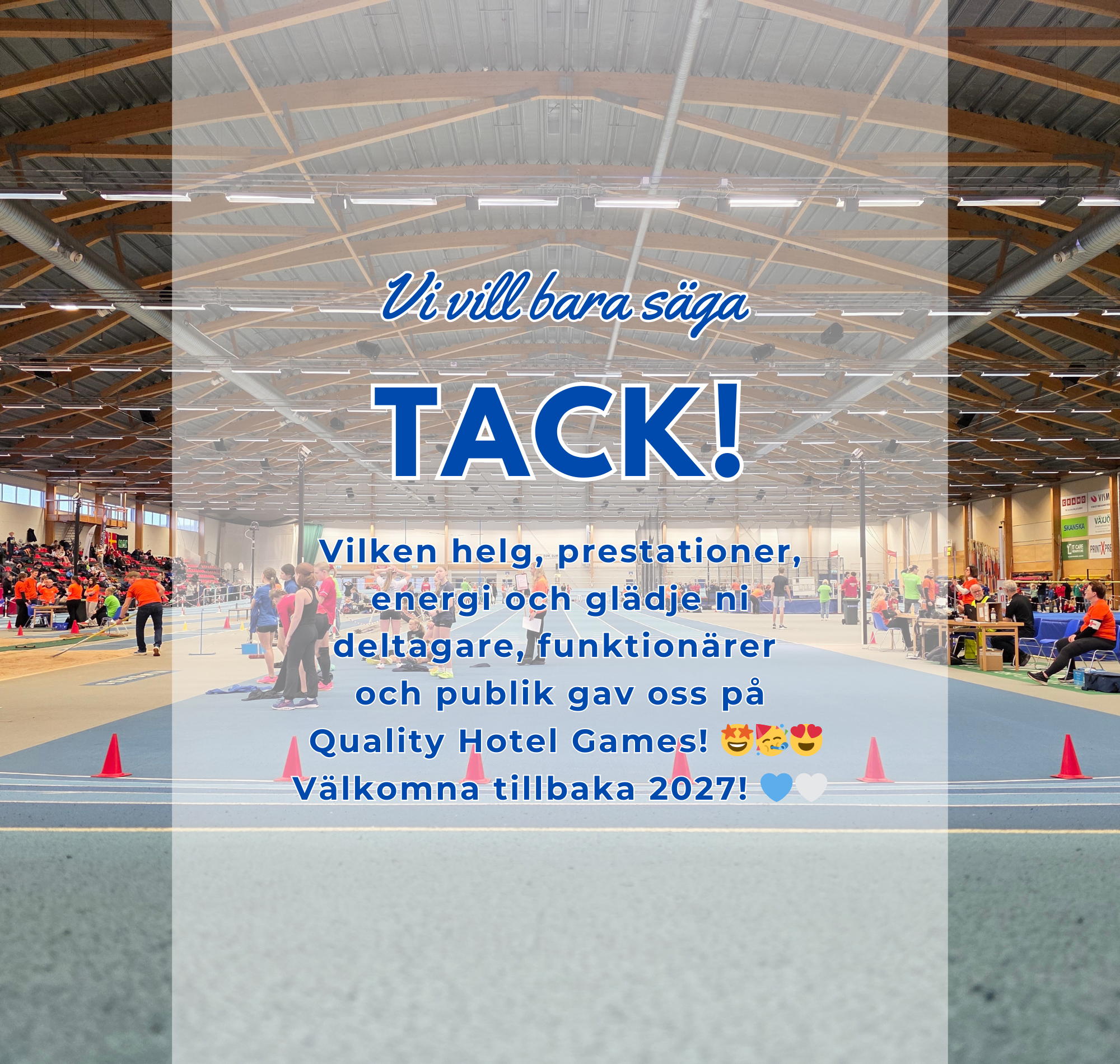 Vi vill bara säga tack!