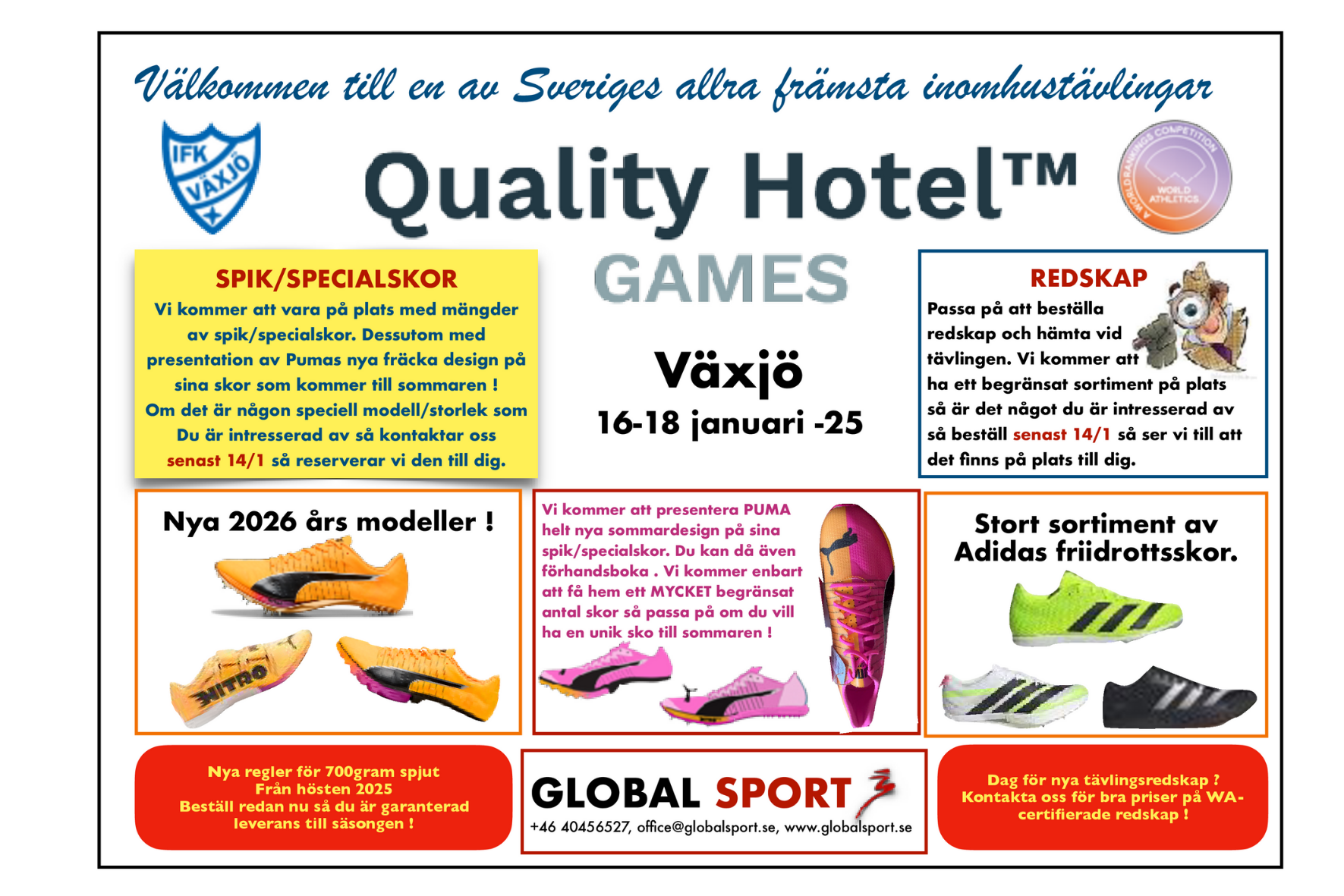 Global Sports är på plats även i år!